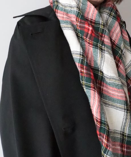 Checked Gauze Stole     [Véritécoeur]