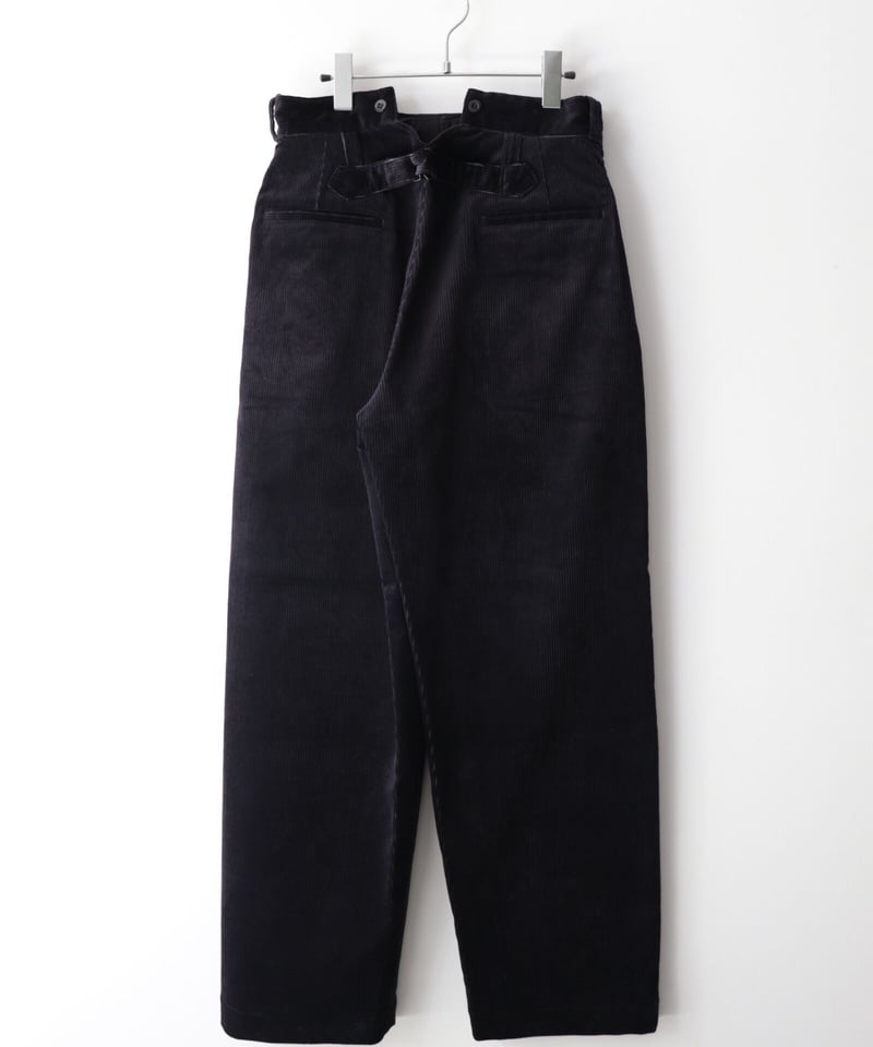 CORDUROY BUCKLE BACK TROUSERS [LENO] | NowN