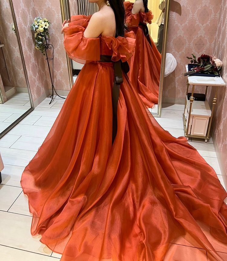 Mサイズ】アーバンブランシュ THE URBAN BLANCHEオレンジドレス