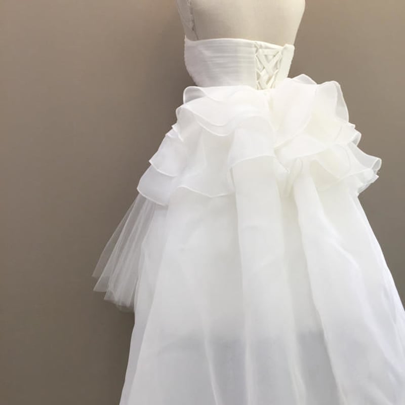 別付けトレーン ウエディングドレス アレンジトレーン 結婚式 挙式  