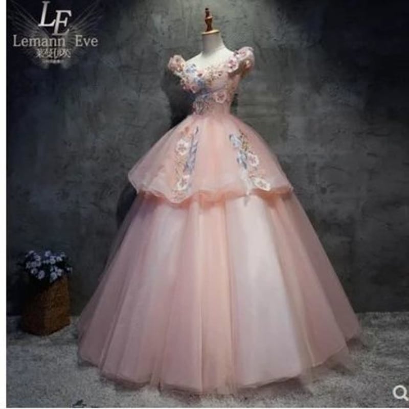 格安！可愛いピンク系 カラードレス 刺繍 | Cinderelladress2's STORE