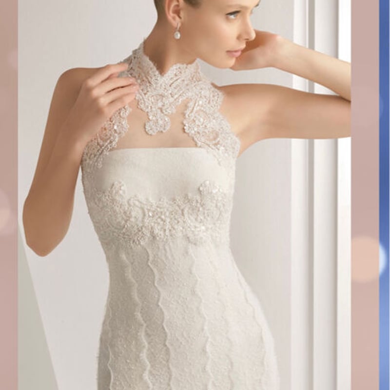 ウエディングドレス ボレロ レンタル】半袖 レース ボレロ ウェディングボレロ | MINLADY BRIDE