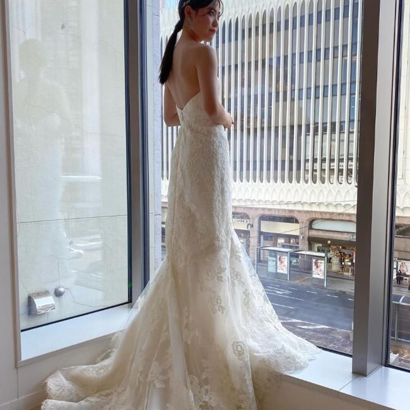 豪華！ ウェディングドレス 贅沢な総レース マーメイドライン 绮丽な
