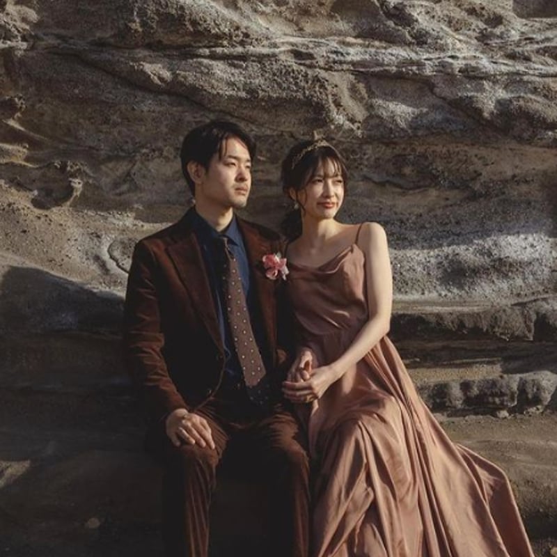 エレガント カラードレス キャミソール シャンパン色 背中見せ  