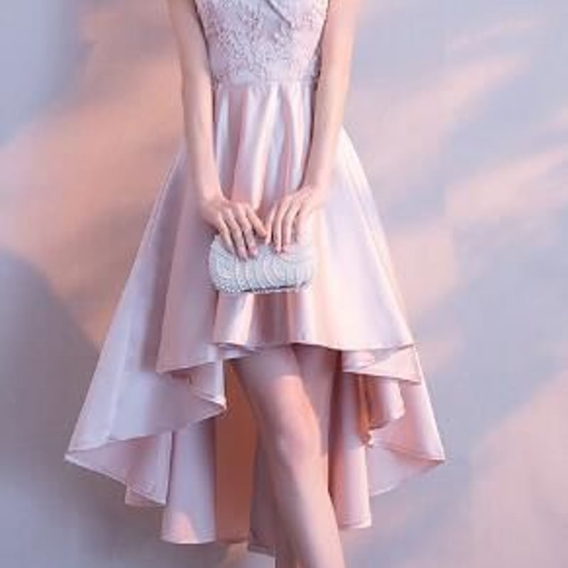シオプリフェレンス　ドレス　ピンク　シフォンボレロ付き A by Hatsuko Endo HE141 Stella Pink HE141 Stella Pink