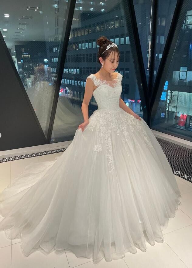 ウエディングドレス ノースリーブ バックレス 披露宴/ 結婚式 3D ウエディングドレス ノースリーブ バックレス 披露宴/ 結婚式 3D