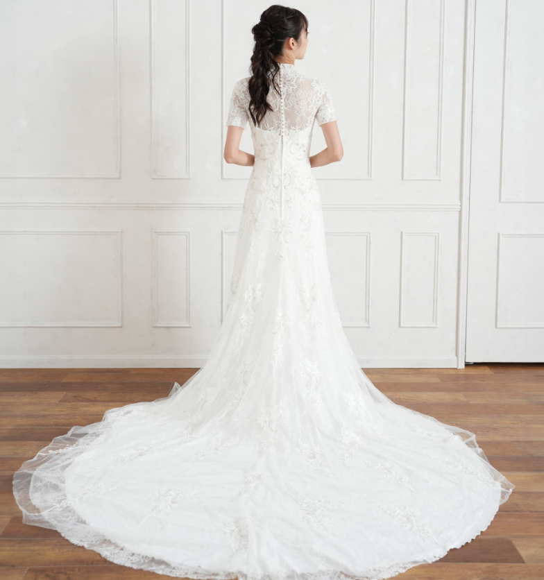 ♡美品♡FURNA ウエディングドレス レース XS 5-2-495x308.jpg