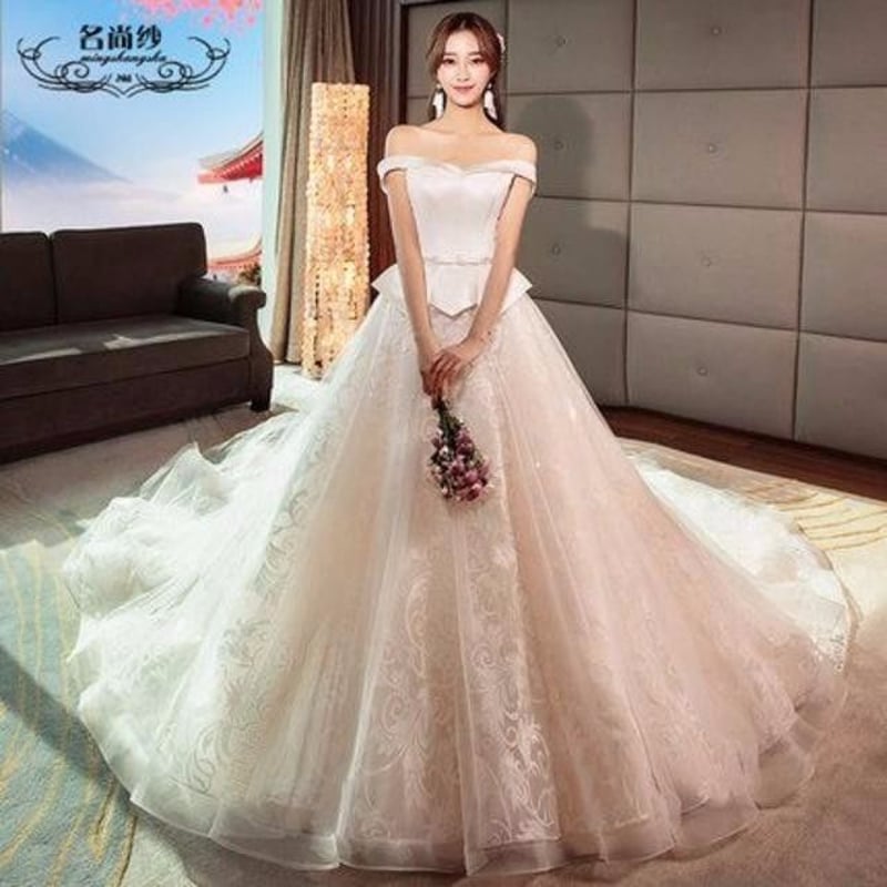 値下げしました！☆美品☆ウェディングドレス ホワイト ワンピース