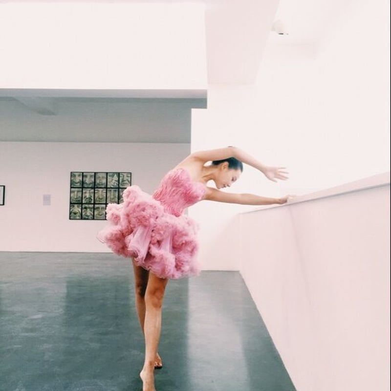 ピンク ベアトップ プリンセスライン ミニドレス 可愛い 2次会 披露宴  