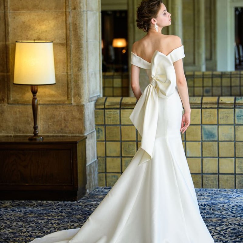 オフショルダー マーメイド パーティードレス GIRL DRESS FOR NOW ドレス マルチway バルーン オフショルダー