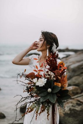 ウェディングドレス ソフトマーメイド 二次会 ビジュー レース