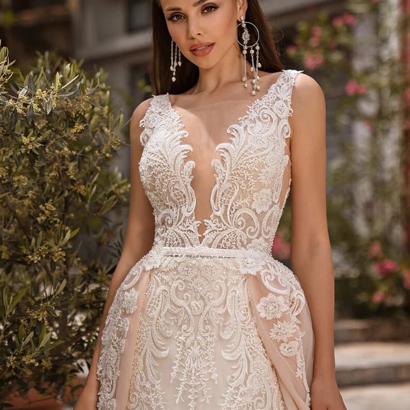 セクシー ウエディングドレス オーダーメイド 【お買得ベール