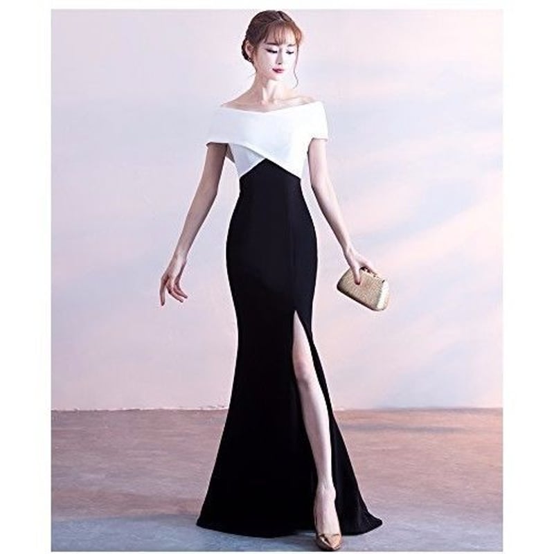 パーティードレス ウェディング ワンピース マーメイド ロング 二次会 パーティドレス マーメイドライン マーメイドシルエット