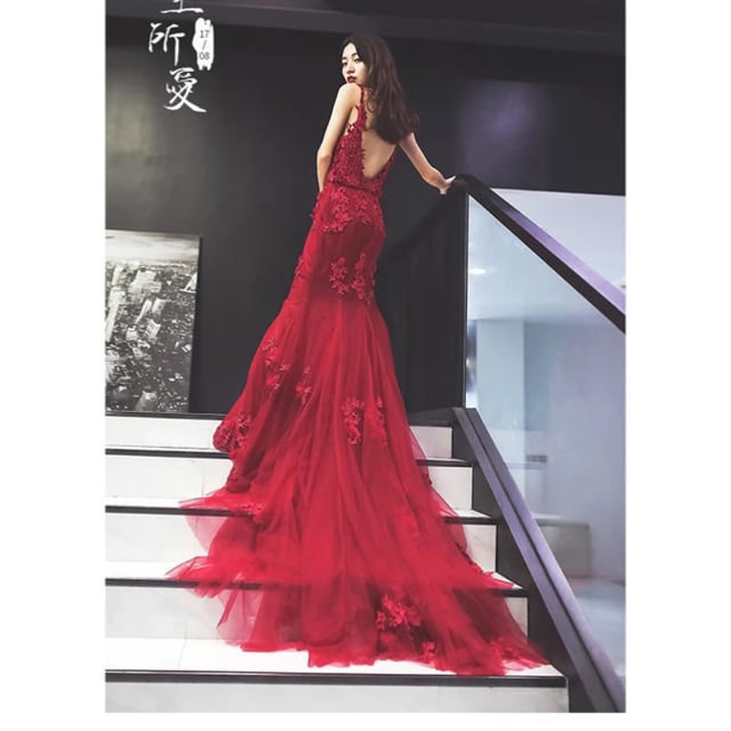 PREFERENCE 高級 ロングドレス ワンピース 光沢 赤紫 ワインレッド PREFERENCE 高級 ロングドレス ワンピース 光沢 赤紫 ワインレッド