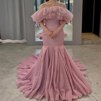 カラードレス ピンク 4WAYの着方 細見えシルエット 華やかなトレーン ソフトマーメイドライン 花嫁 前撮り