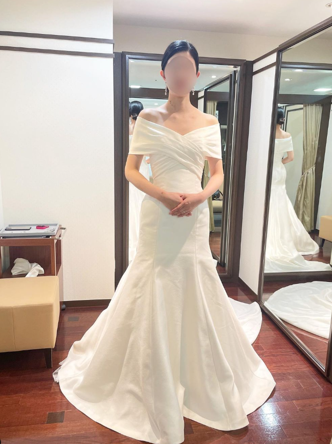 メリーマリーマーメイドドレスくるみボタンオプション専用