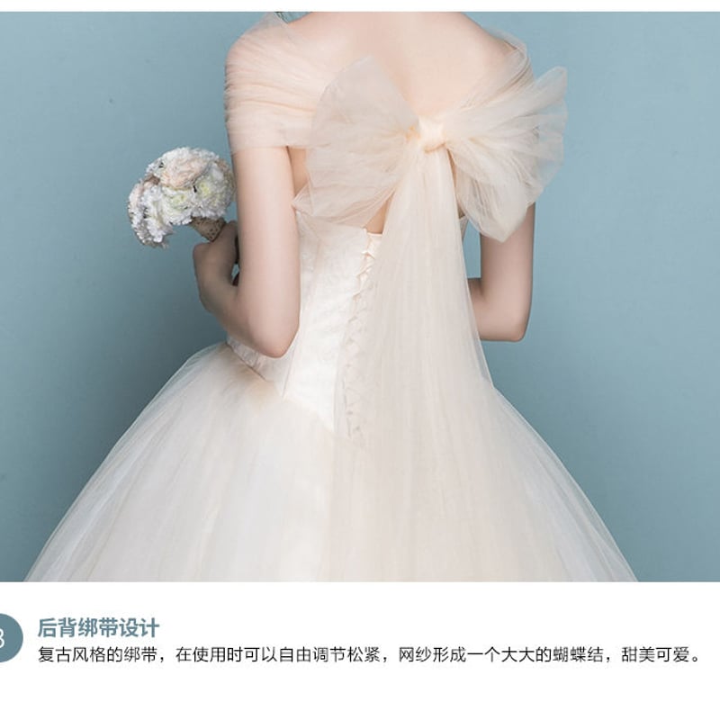 格安！ 軽くて上品なウエディングドレス 披露宴 発表会 女子会 お食事