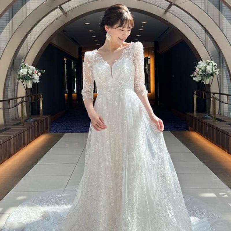 ♡美品♡FURNA ウエディングドレス レース XS ウェディングドレス | SOLALA（旧店名：FURNA）