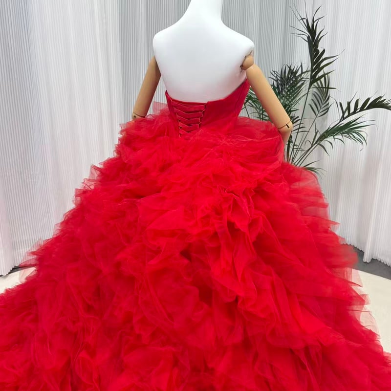 Dress 花嫁 カラー ドレス ボルドー オーダードレス ウエディング 