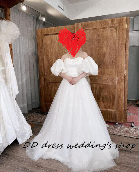 フランス風 カラードレス 使いこめ ブルー ソフトチュール ベアトップ  