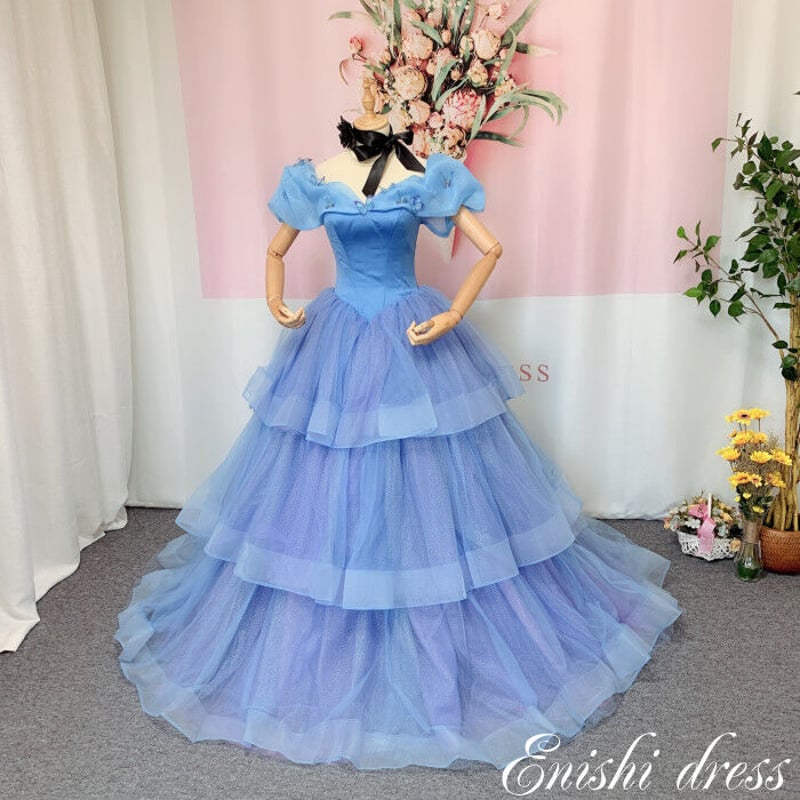 ウエディング カラードレス オフショル 蝶 バタフライ 編み上げ ウェディングドレス オフショルダー カラードレス 蝶々