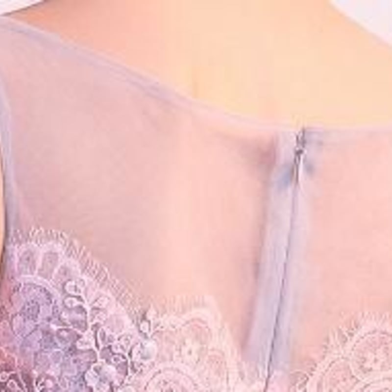 カラードレス 薄ピンク 贅沢な総レース シアーな美しさ カラードレス 薄ピンク 贅沢な総レース シアーな美しさ