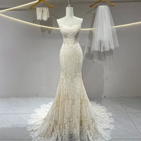 DAVID'S BRIDAL ウエディングドレス　オフホワイト　アメリカ購入 DAVID'S BRIDAL ウエディングドレスオフホワイトアメリカ購入