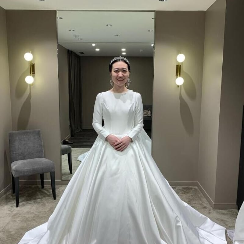 豪華！ 人気上昇！ ウエディングドレス ロングスリーブ 華やかな  