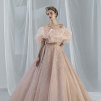 ウエディングドレス 韓国ドレス ビジュー キラキラドレス