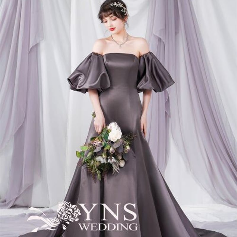 タグ付き新品] petirobe バルーンスリーブパールドレス バルーン