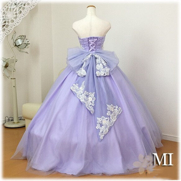 ラベンダーフラワー♡カラードレス5-7号 【公式通販】