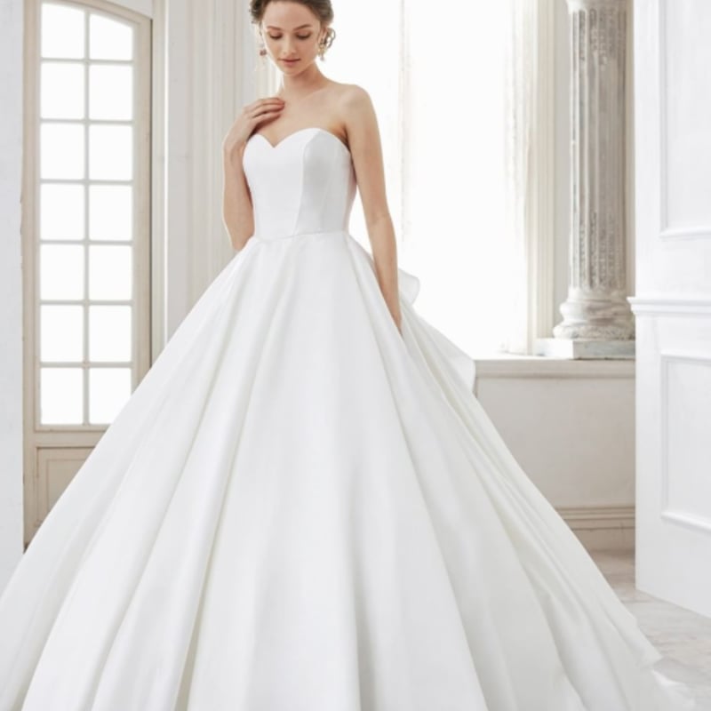 高品質！ ウエディングドレス ホワイト レース Aライン トップス+  