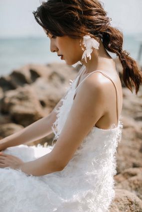 ウェディングドレス パーティー 結婚式 二次会 前撮り 花嫁 大人 ウェディングドレス パーティー 結婚式 二次会 前撮り 花嫁 大人