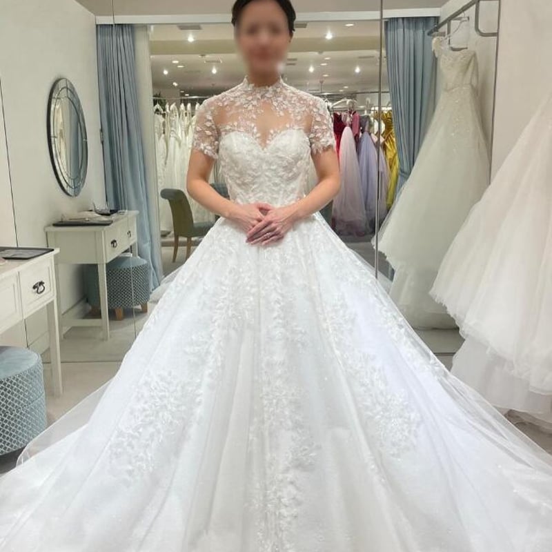 ウェディングドレス　グリッタードレス ウェディングドレス ウェディングドレス キラキラグリッターチュール