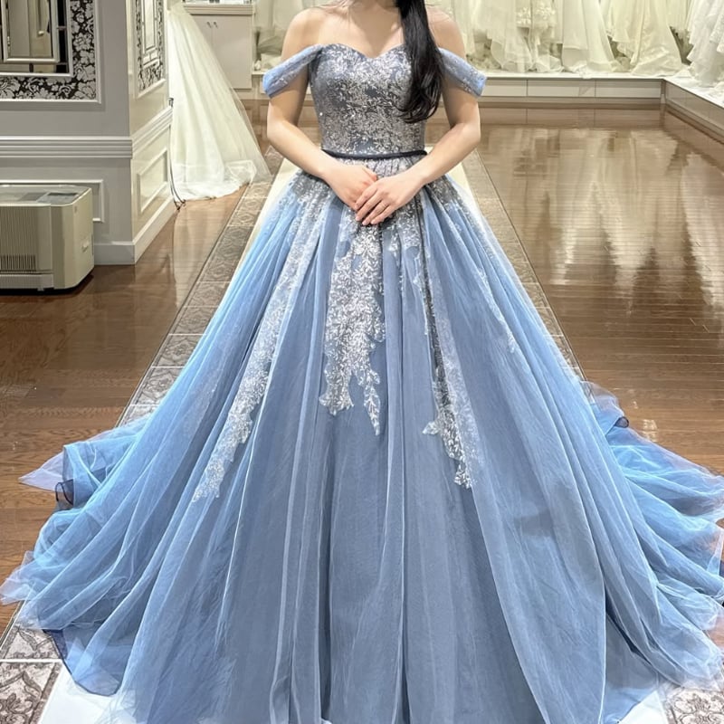 オフショルダー ライトブルードレス Amazon.co.jp: SMEJS ライトブルー ドレス 夜会服 恋人 オフ