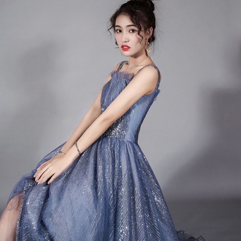 大人気上昇 キャミソール パーティードレス キラキラグリッター  