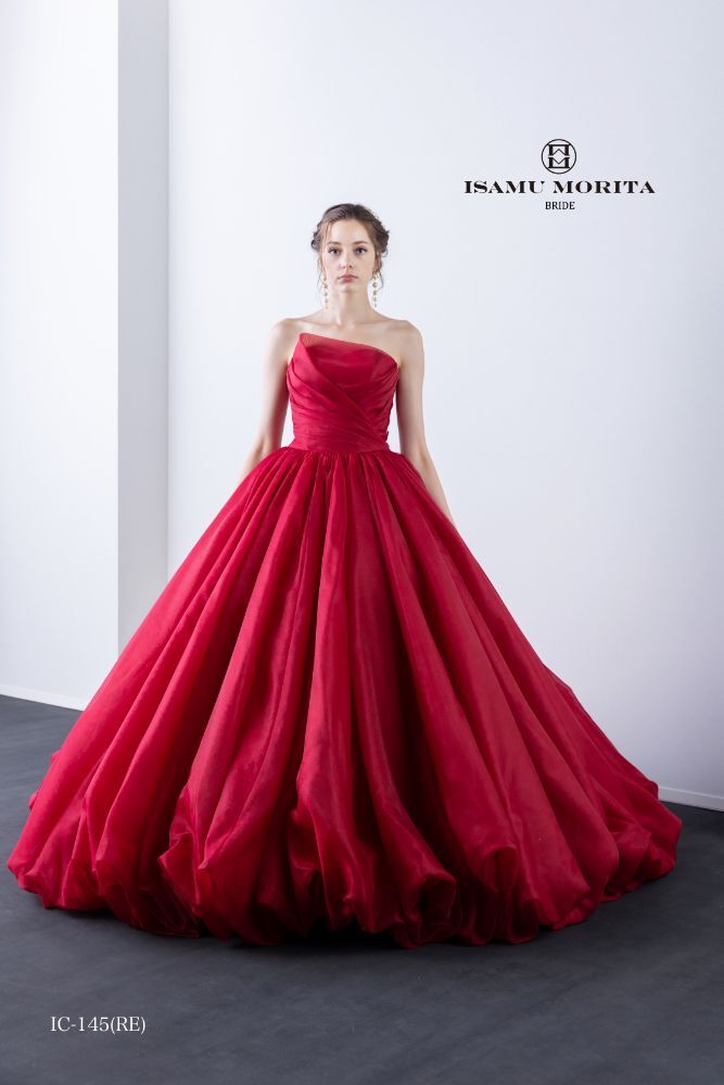 469イタリア製高級ウエディングドレス7～8号ボルドーカラードレス 469イタリア製高級ウエディングドレス7～8号ボルドーカラー