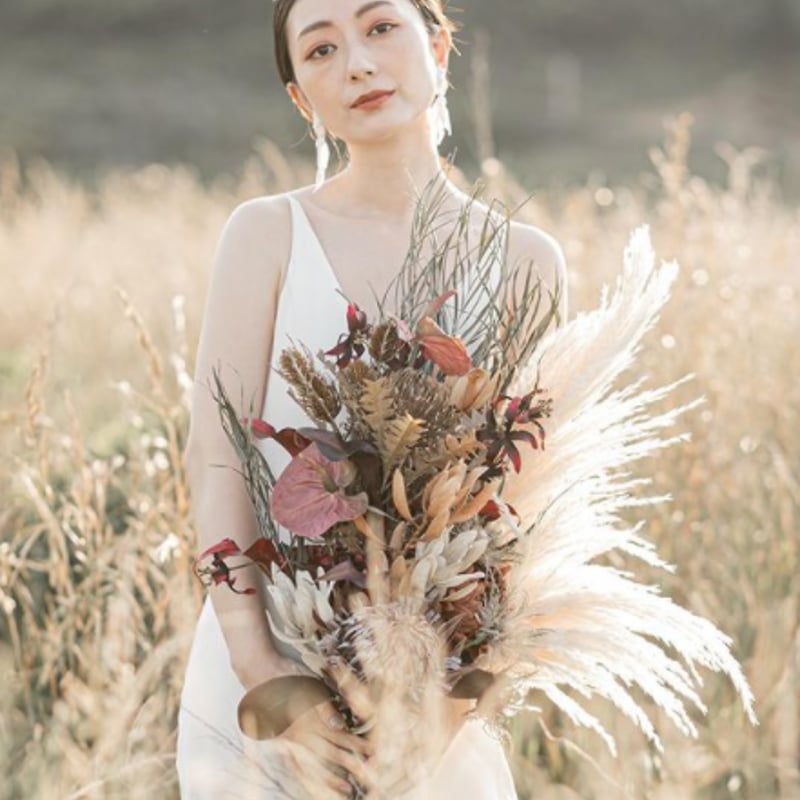 フランス風 ドレス クレープ生地 ワンピース ミニトレーン Vネック  