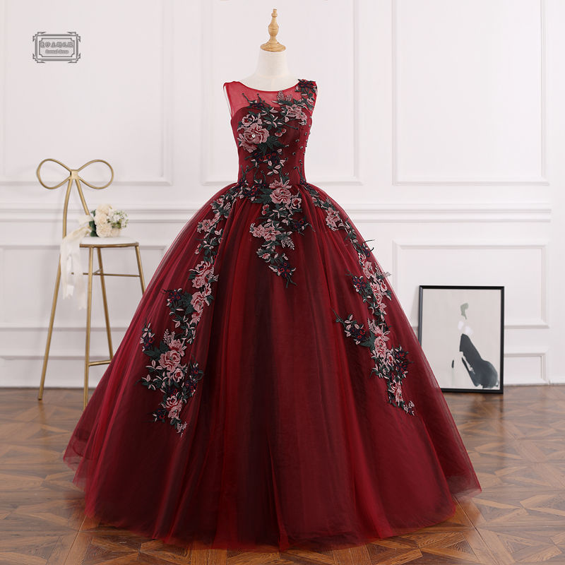 ワインレッド スリーブレスドレス 日本製