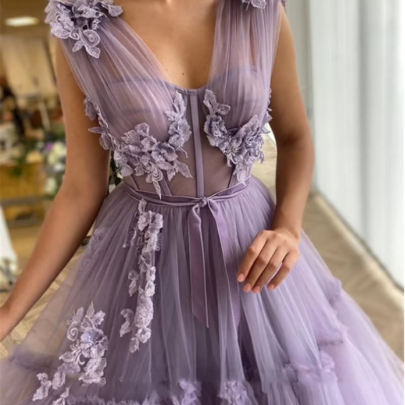 KKmama❤︎　DRESCCO 　グラデーションパープルオーガンジ　120 子供ドレス|子供ドレスならグラデーションパープルオーガンジー