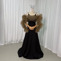 ウェディングドレス カラードレス ツーピース キャミソール クレープ  