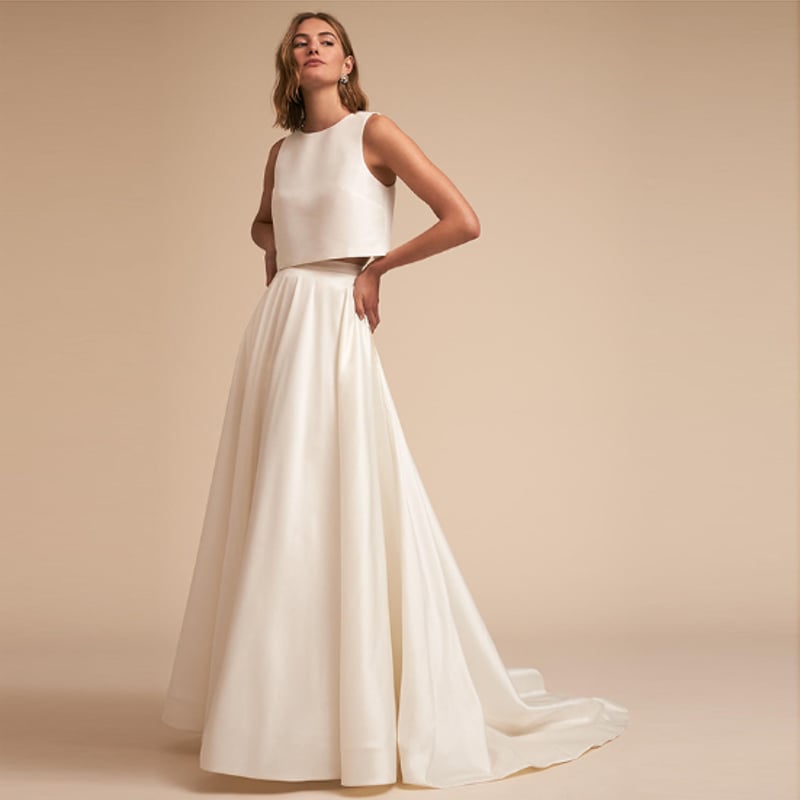 セパレートオーダーメイドウェディングドレスツーピース