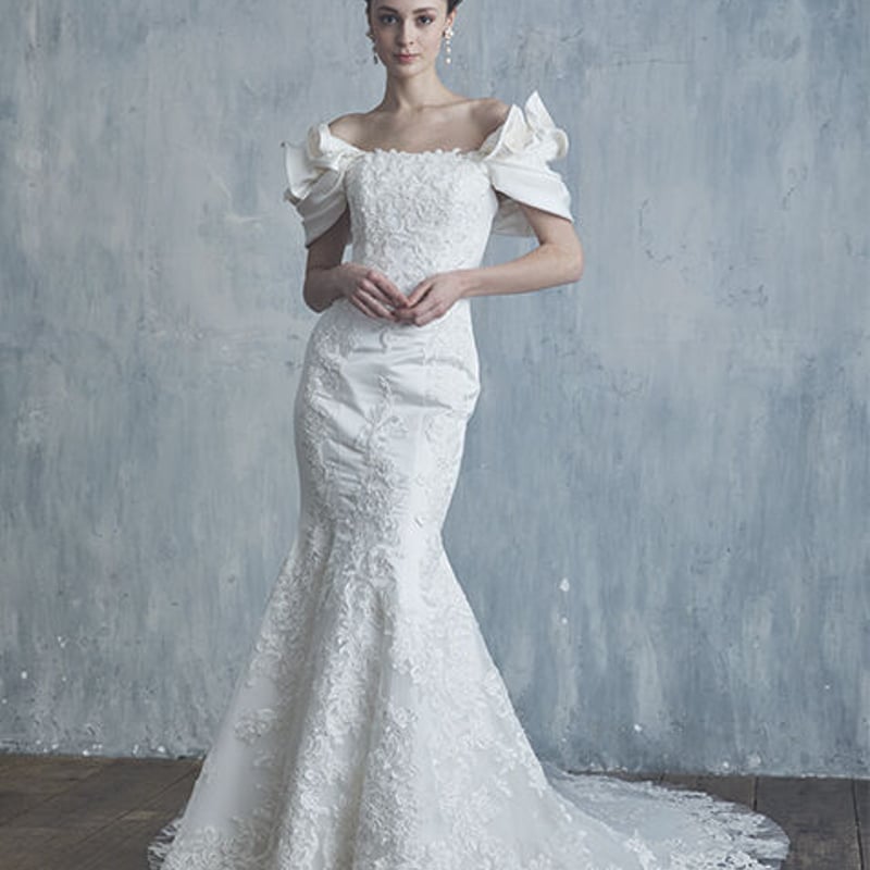 上品！カラードレス ブラック ベアトップ マーメイドライン 思い起こす  