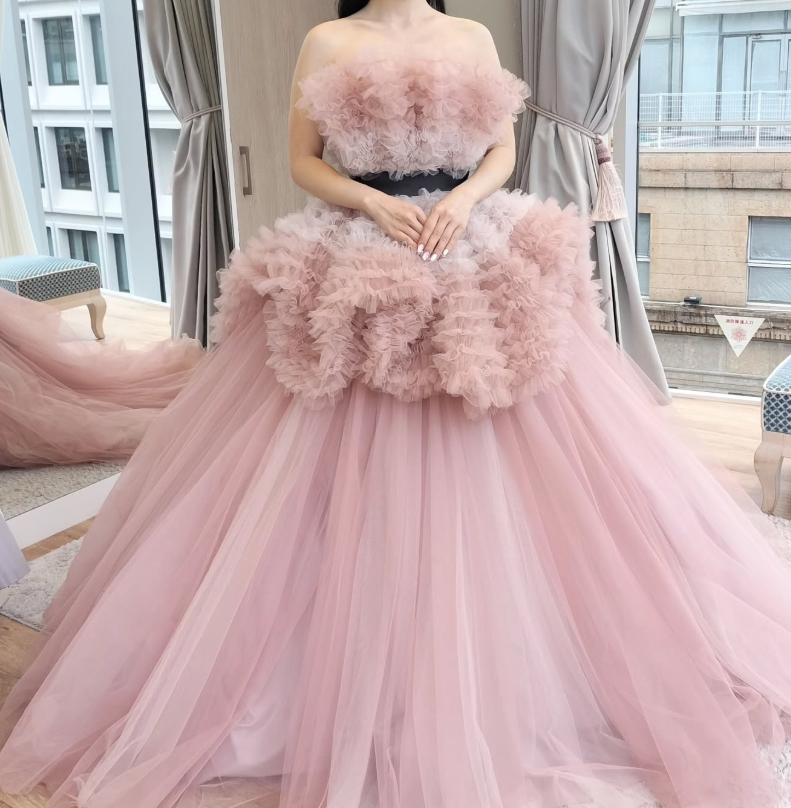 ruffled wave frilldress ラッフルウェーブフリルドレス original