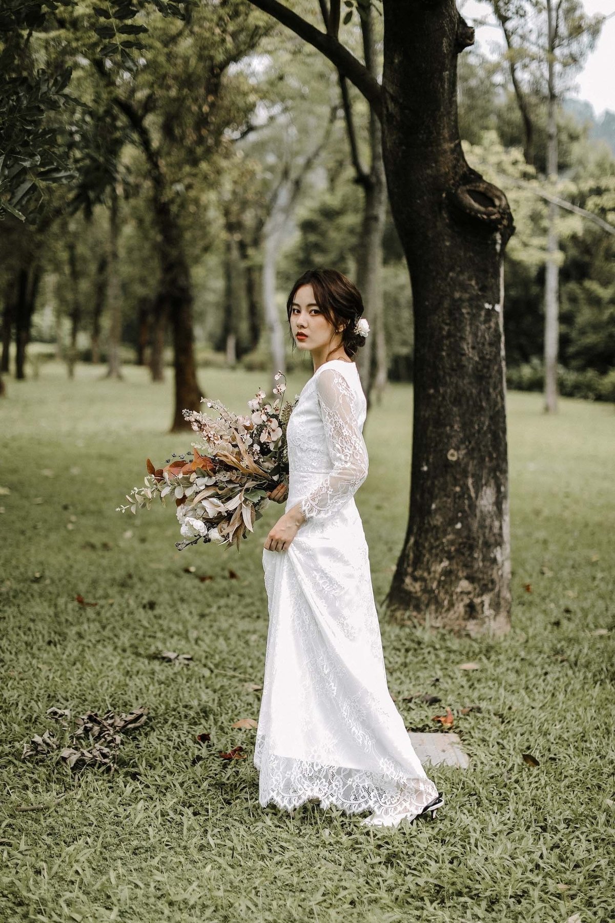 高品質 ウェディングドレス 結婚式 気質 花嫁 豪華 ドレス