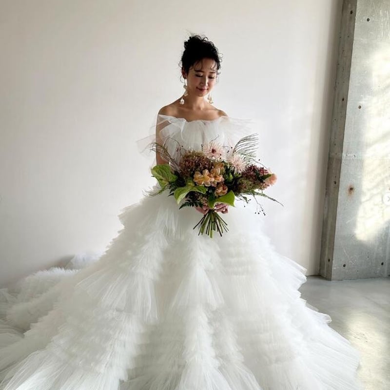 GIRL レース＆シフォンプリーツロング 結婚式 ワンピース パーティー