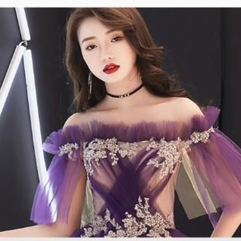 カラードレス イブニングドレス 演奏会 発表会 ロングドレス