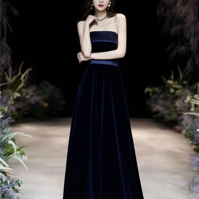 JOVANI ネイビー パーティードレス 高級ドレス JOVANI ネイビー