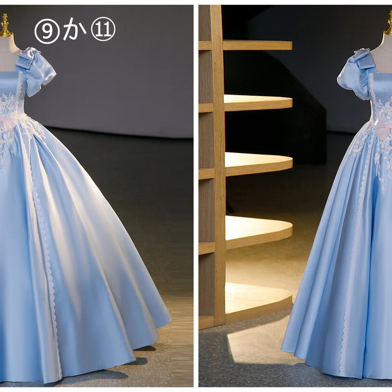 11号】ココメロディ Aライン セット B14E3A024 パニエ・ケース有 甘ったる 