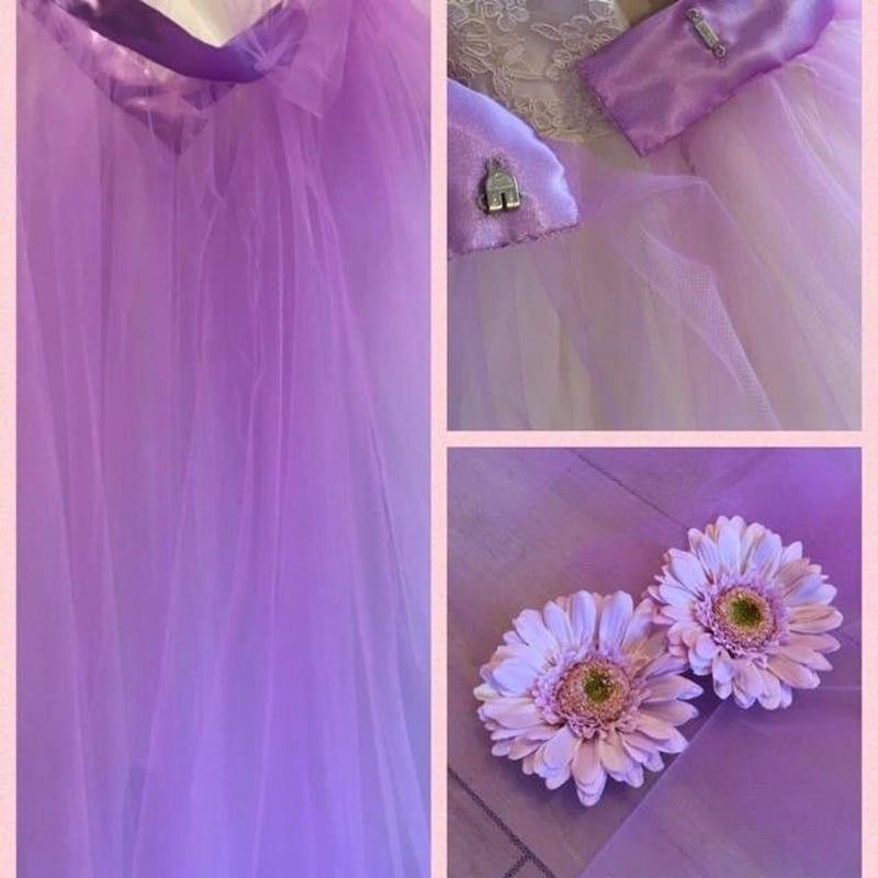 ウエディングドレス用オーバードレス オーバースカート期間限定リボン  